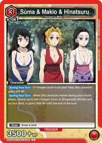 Suma & Makio & Hinatsuru - UEX05BT: Demon Slayer: Kimetsu no Yaiba Vol.2 - Union Arena card