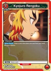 Kyojuro Rengoku (070) - UEX05BT: Demon Slayer: Kimetsu no Yaiba Vol.2 - Union Arena card