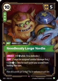 Needlessly Large Yordle - Spiritforged - Riftbound: League of Legends Trading Card Game card