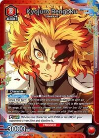 Kyojuro Rengoku (071) (U*) - UEX05BT: Demon Slayer: Kimetsu no Yaiba Vol.2 - Union Arena card