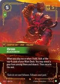 Ornn, Blacksmith - Spiritforged - Riftbound: League of Legends Trading Card Game card