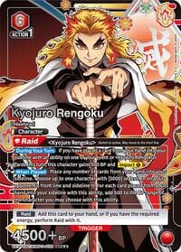 Kyojuro Rengoku (072) (SR**) - UEX05BT: Demon Slayer: Kimetsu no Yaiba Vol.2 - Union Arena card
