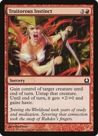 Traitorous Instinct - Return to Ravnica - Magic: The Gathering card