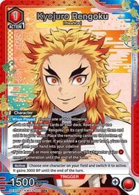 Kyojuro Rengoku (003) (R*) - UEX05BT: Demon Slayer: Kimetsu no Yaiba Vol.2 - Union Arena card