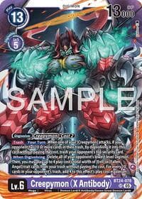 Creepymon (X Antibody) - Time Stranger - Digimon Card Game card