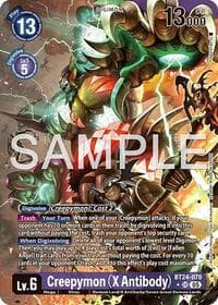 Creepymon (X Antibody) (Alternate Art) - Time Stranger - Digimon Card Game card