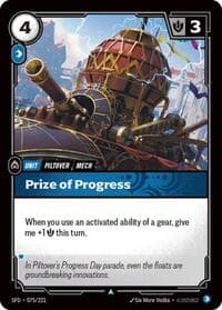 Prize of Progress - Spiritforged - Riftbound: League of Legends Trading Card Game card