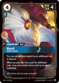 Bard, Mercurial - Spiritforged - Riftbound: League of Legends Trading Card Game card