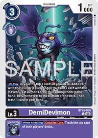 DemiDevimon - Time Stranger - Digimon Card Game card