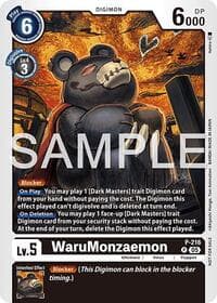 WaruMonzaemon (Official Store Tournament 2026 Vol. 1) - Digimon Promotion Cards - Digimon Card Game card