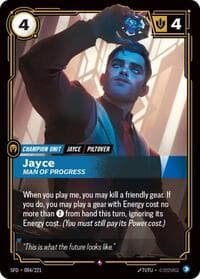 Jayce, Man of Progress - Spiritforged - Riftbound: League of Legends Trading Card Game card