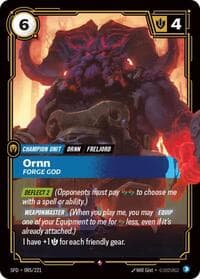 Ornn, Forge God - Spiritforged - Riftbound: League of Legends Trading Card Game card