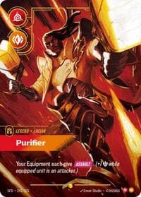 Lucian, Purifier (Overnumbered) - Spiritforged - Riftbound: League of Legends Trading Card Game card