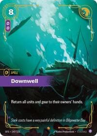 Downwell - Spiritforged - Riftbound: League of Legends Trading Card Game card
