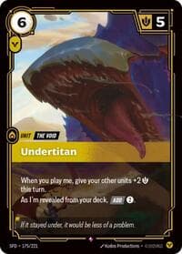 Undertitan - Spiritforged - Riftbound: League of Legends Trading Card Game card