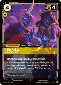 Soraka, Wanderer - Spiritforged - Riftbound: League of Legends Trading Card Game card