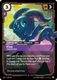 Fizz, Trickster - Spiritforged - Riftbound: League of Legends Trading Card Game card