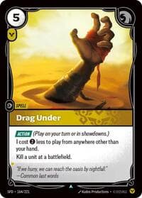 Drag Under - Spiritforged - Riftbound: League of Legends Trading Card Game card