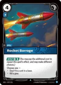 Rocket Barrage - Spiritforged - Riftbound: League of Legends Trading Card Game card
