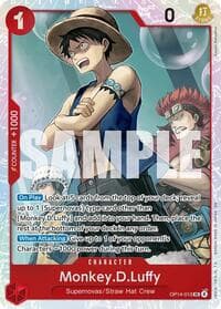 Monkey.D.Luffy - OP14-013 - The Azure Sea's Seven - One Piece Card Game card