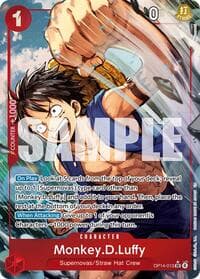 Monkey.D.Luffy - OP14-013 (Alternate Art) - The Azure Sea's Seven - One Piece Card Game card