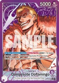 Donquixote Doflamingo - OP14-060 (Alternate Art) - The Azure Sea's Seven - One Piece Card Game card