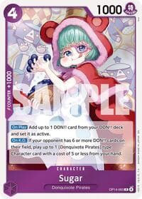 Sugar - The Azure Sea's Seven - One Piece Card Game card