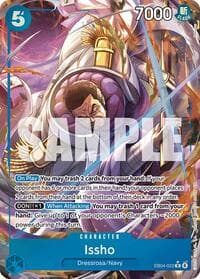 Issho - EB04-022 (Alternate Art) - The Azure Sea's Seven - One Piece Card Game card