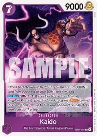 Kaido - The Azure Sea's Seven - One Piece Card Game card