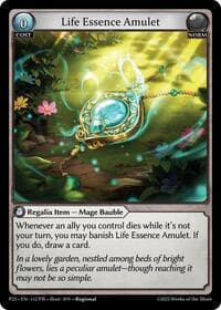 Life Essence Amulet (112) - Promotional Cards - Grand Archive TCG card
