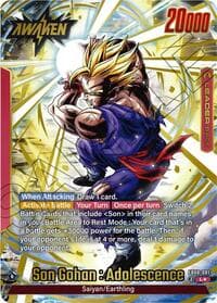 Son Gohan : Adolescence - FB08-001 (Alternate Art) - Saiyan's Pride - Dragon Ball Super: Fusion World card