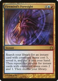Firemind's Foresight - Return to Ravnica - Magic: The Gathering card