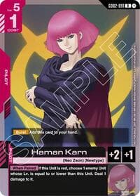 Haman Karn - Gundam Promotional Cards - Gundam Card Game card