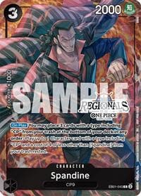Spandine (Online Regional Participation Pack 2025 Vol.1) - One Piece Promotion Cards - One Piece Card Game card