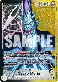 Gecko Moria - OP14-080 (Alternate Art) - The Azure Sea's Seven - One Piece Card Game card