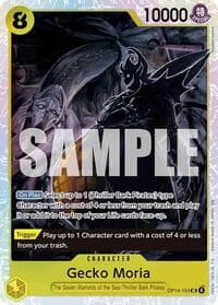 Gecko Moria - OP14-104 - The Azure Sea's Seven - One Piece Card Game card
