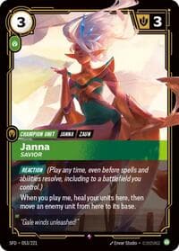 Janna, Savior - Spiritforged - Riftbound: League of Legends Trading Card Game card