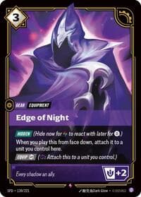Edge of Night - Spiritforged - Riftbound: League of Legends Trading Card Game card