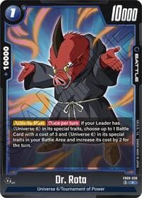 Dr. Rota - Saiyan's Pride - Dragon Ball Super: Fusion World card