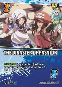 THE DISASTER OF PASSION (Alternate Art) - GUILTY GEAR -STRIVE- - UniVersus card