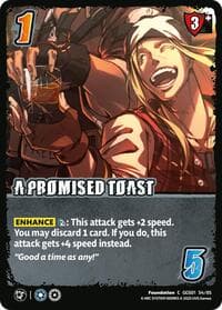 A PROMISED TOAST - GUILTY GEAR -STRIVE- - UniVersus card