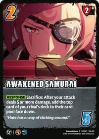 AWAKENED SAMURAI - GUILTY GEAR -STRIVE- - UniVersus card