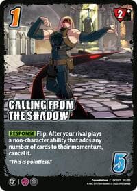 CALLING FROM THE SHADOW - GUILTY GEAR -STRIVE- - UniVersus card