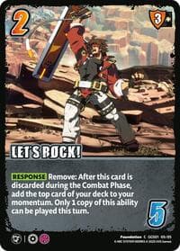 LET'S ROCK! - GUILTY GEAR -STRIVE- - UniVersus card