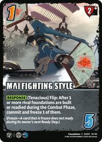 MAI FIGHTING STYLE - GUILTY GEAR -STRIVE- - UniVersus card