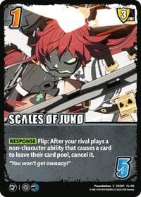 SCALES OF JUNO - GUILTY GEAR -STRIVE- - UniVersus card