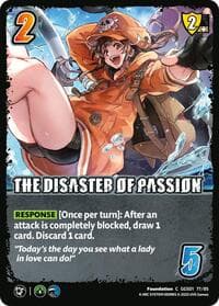THE DISASTER OF PASSION - GUILTY GEAR -STRIVE- - UniVersus card
