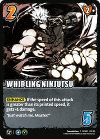 WHIRLING NINJUTSU - GUILTY GEAR -STRIVE- - UniVersus card