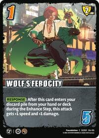 WOLF'S FEROCITY - GUILTY GEAR -STRIVE- - UniVersus card