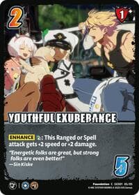 YOUTHFUL EXUBERANCE - GUILTY GEAR -STRIVE- - UniVersus card